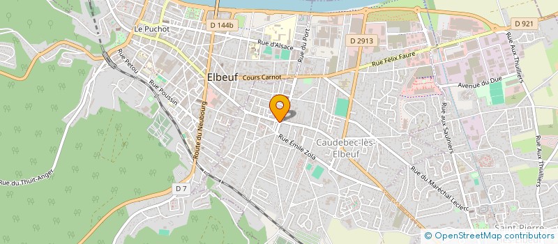 localisation de l'entreprise ALICIA COM  CAUDEBEC-LES-ELBEUF