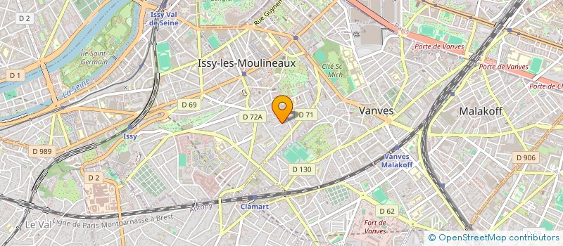 localisation de l'entreprise ALICIA GANE ET JULIEN FAUQUE à ISSY-LES-MOULINEAUX
