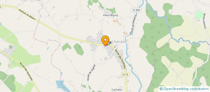 localisation de l'entreprise ALICIA HARMONIE ET GESTION  CASTEL-SARRAZIN