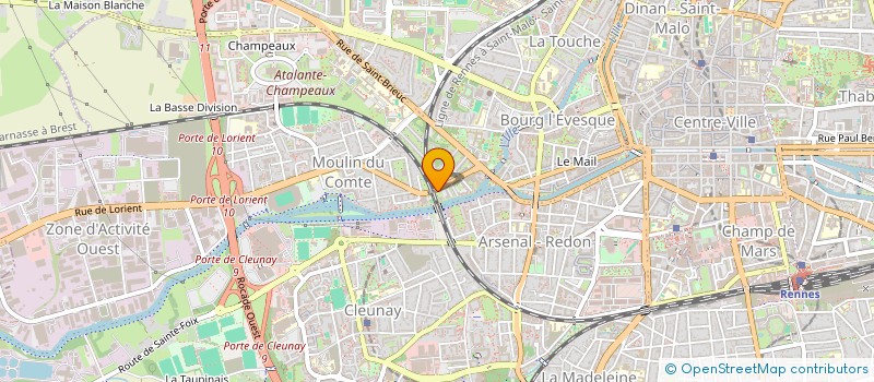 localisation de l'entreprise ALICIA RICORDEL à RENNES