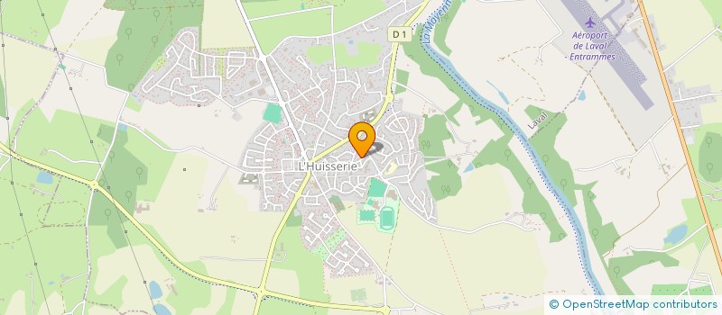 localisation de l'entreprise ALICO  L'HUISSERIE