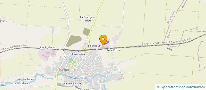 localisation de l'entreprise ALICOOP - USINE DE CIVRAY à PAMPROUX