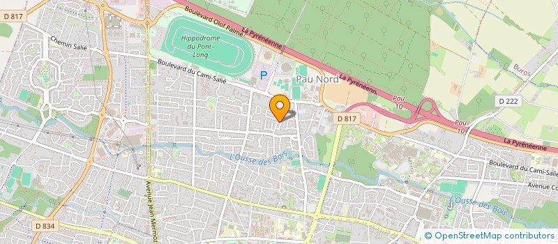 localisation de l'entreprise ALICOR à PAU