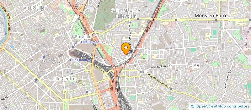 localisation de l'entreprise ALICORNE à LILLE