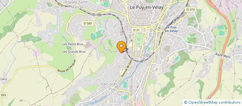 localisation de l'entreprise ALICORNE à VALS-PRES-LE-PUY
