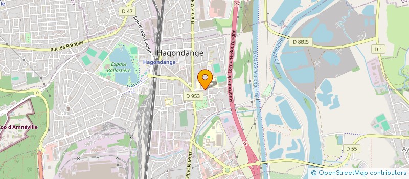localisation de l'entreprise ALICOTE à HAGONDANGE