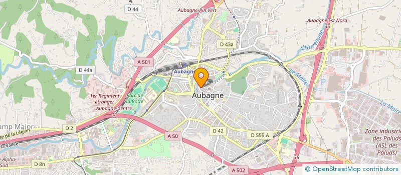 localisation de l'entreprise ALIDA à AUBAGNE