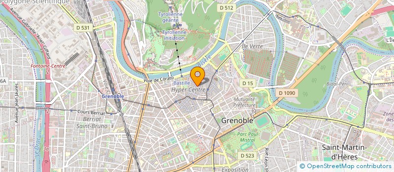 localisation de l'entreprise ALIDA à GRENOBLE