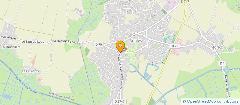 localisation de l'entreprise ALIDA2  ANGLES