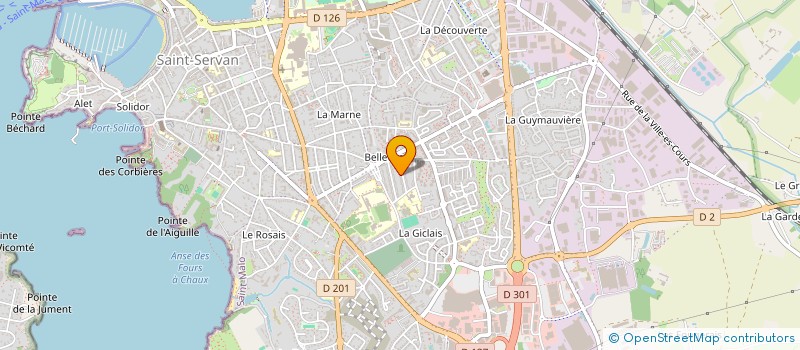localisation de l'entreprise ALIDADE à SAINT-MALO