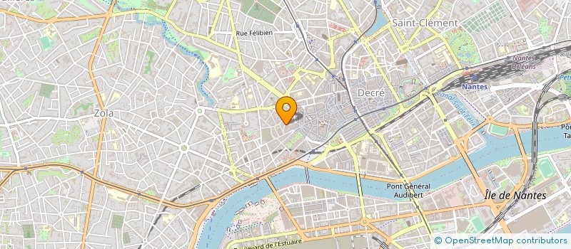 localisation de l'entreprise ALIDADE à NANTES