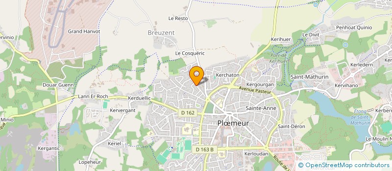 localisation de l'entreprise ALIDADE à PLOEMEUR