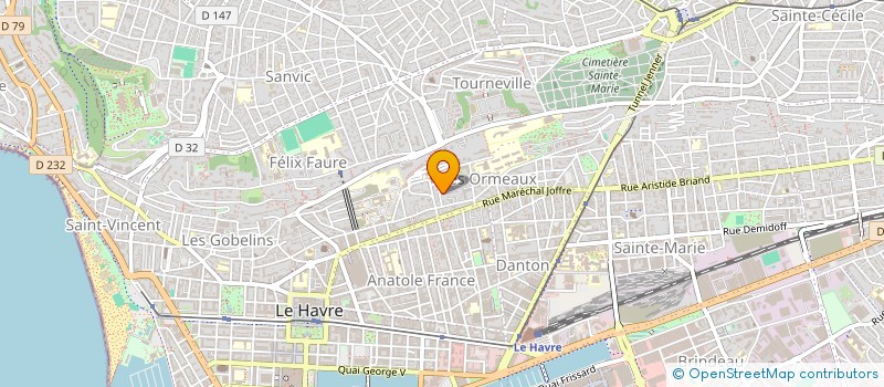 localisation de l'entreprise ALIDADE à LE HAVRE