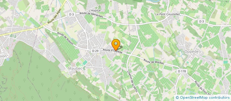 localisation de l'entreprise ALIDON  MAUBEC