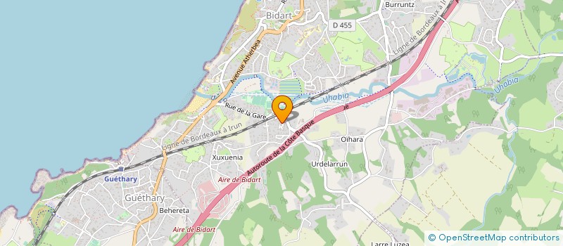 localisation de l'entreprise ALIDORA à BIDART