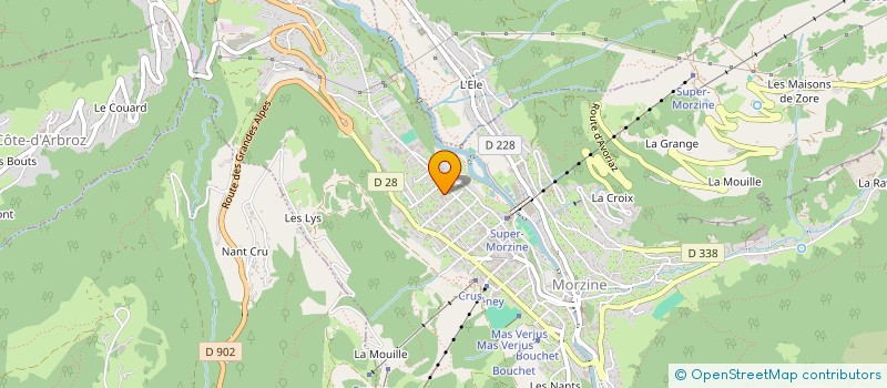 localisation de l'entreprise ALIDRIVE à MORZINE