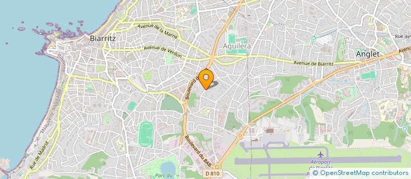 localisation de l'entreprise ALIDY COTE OUEST à BIARRITZ
