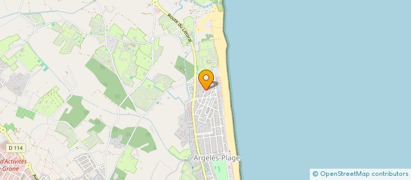 localisation de l'entreprise ALIDYL à ARGELES-SUR-MER
