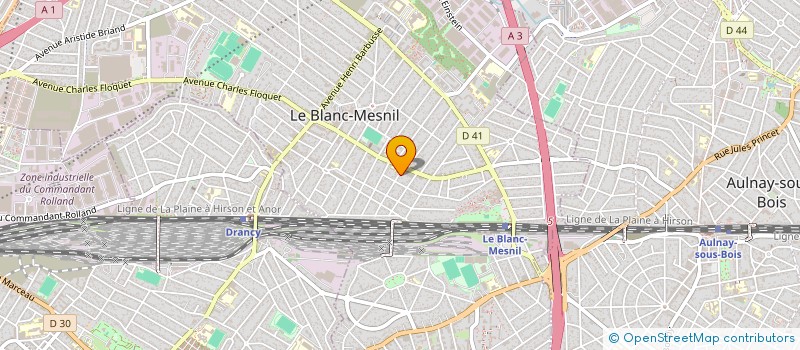 localisation de l'entreprise ALIELEC-TELECOM à LE BLANC-MESNIL