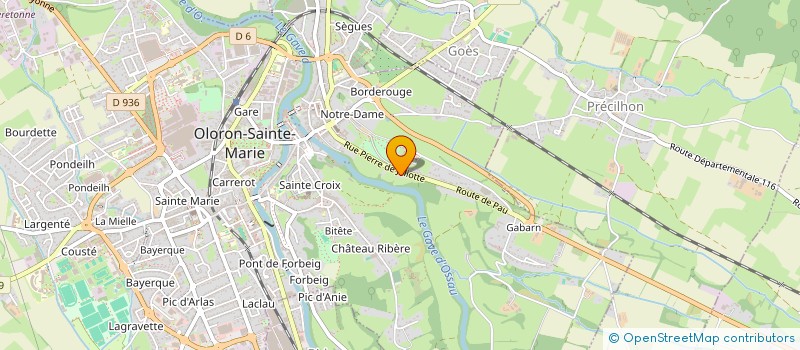 localisation de l'entreprise ALIELI  OLORON-SAINTE-MARIE