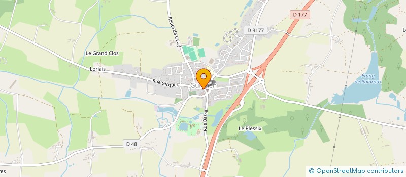 localisation de l'entreprise ALIEN ART WORK  GUIGNEN