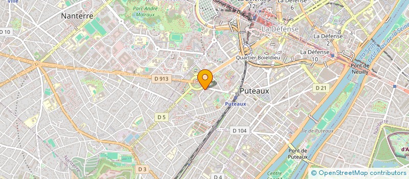 localisation de l'entreprise ALIEN PAINTBALL CLUB  PUTEAUX