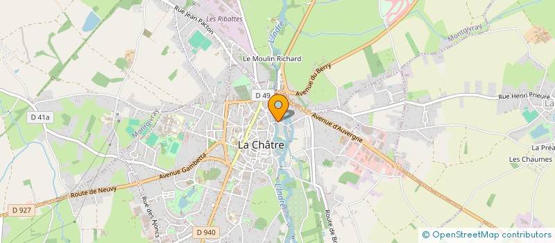 localisation de l'entreprise ALIENA EVOLUTION à LA CHATRE