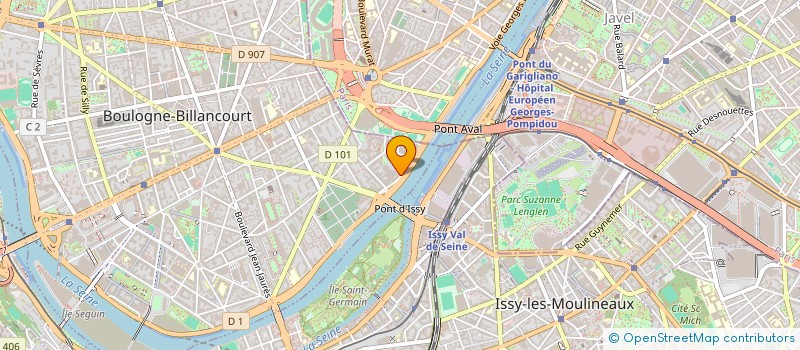 localisation de l'entreprise ALIENERGIE à BOULOGNE-BILLANCOURT