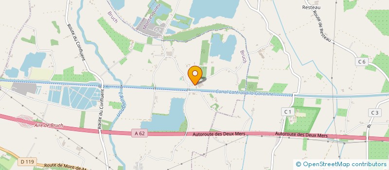 localisation de l'entreprise ALIENOR 47  BRUCH