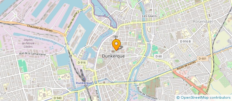 localisation de l'entreprise ALIENOR à DUNKERQUE