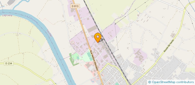 localisation de l'entreprise ALIENOR CIMENTS à TONNEINS