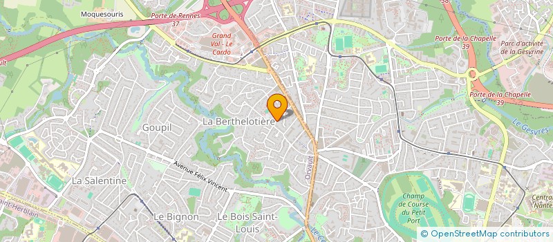 localisation de l'entreprise ALIENOR CONSEILS à ORVAULT