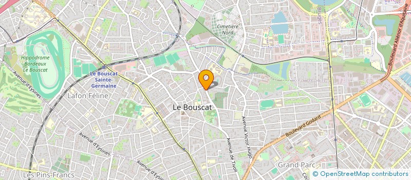 localisation de l'entreprise ALIENOR CONSULT à LE BOUSCAT