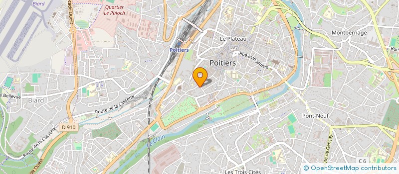 localisation de l'entreprise ALIENOR CONSULTANTS  POITIERS