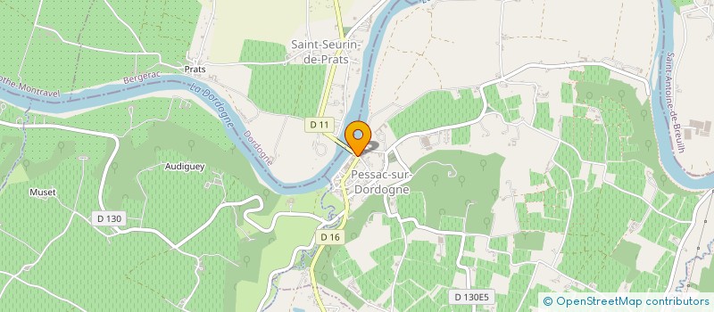 localisation de l'entreprise ALIENOR GASTRONOMIE à PESSAC-SUR-DORDOGNE