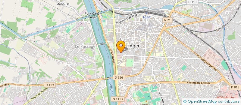 localisation de l'entreprise ALIENOR GEOMETRES-EXPERTS à AGEN