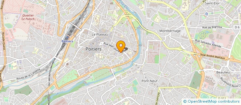 localisation de l'entreprise ALIENOR.ORG, CONSEIL DES MUSEES à POITIERS