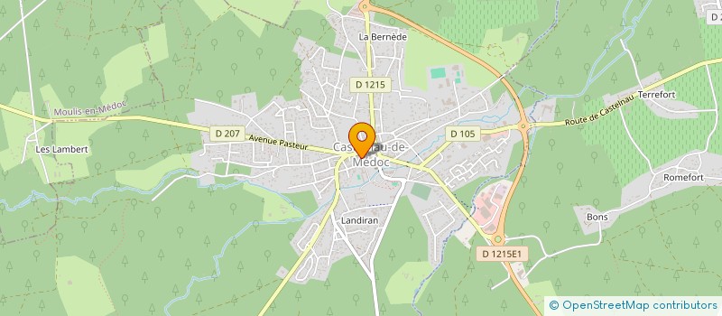 localisation de l'entreprise ALIENOR PREVENTION  CASTELNAU-DE-MEDOC