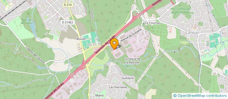 localisation de l'entreprise ALIENOR REPARTITION  CANEJAN