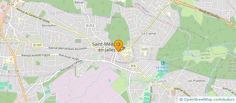 localisation de l'entreprise ALIER à SAINT-MEDARD-EN-JALLES