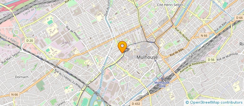 localisation de l'entreprise ALIES à MULHOUSE