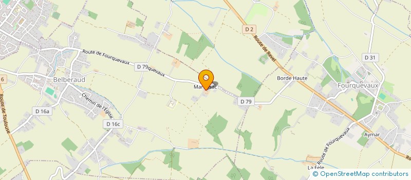 localisation de l'entreprise ALIETTE IMMO  BELBERAUD