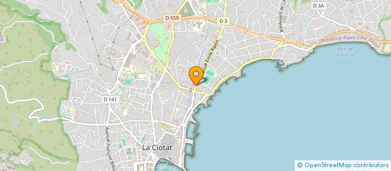 localisation de l'entreprise ALIEX à LA CIOTAT