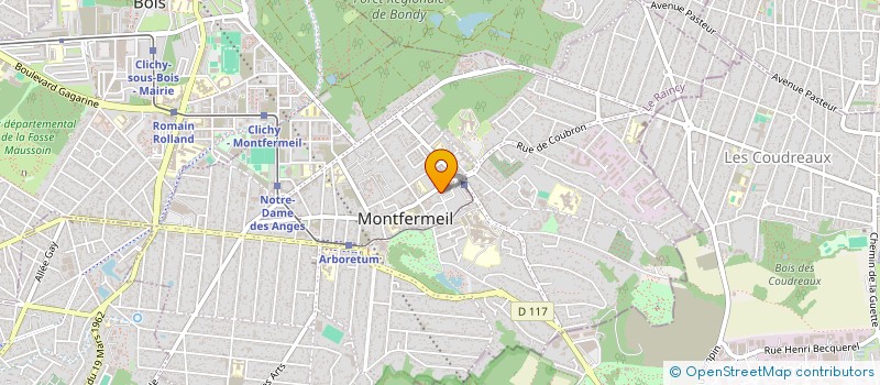localisation de l'entreprise ALIF à MONTFERMEIL