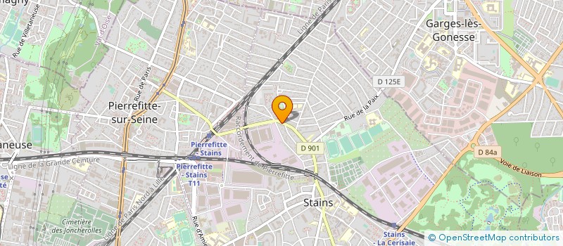 localisation de l'entreprise ALIF à STAINS