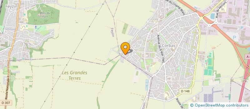 localisation de l'entreprise ALIF à CORBAS