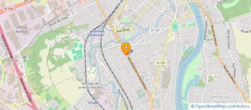 localisation de l'entreprise ALIF à CORBEIL ESSONNES