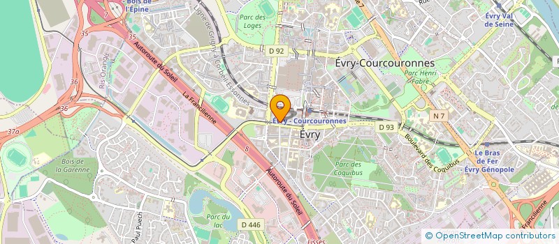 localisation de l'entreprise ALIF CONTROLE à EVRY-COURCOURONNES