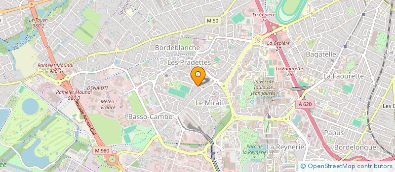localisation de l'entreprise ALIF ENSEIGNEMENT à TOULOUSE