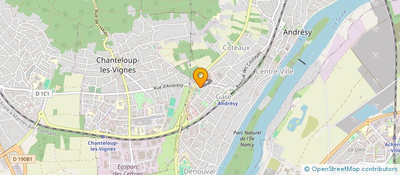 localisation de l'entreprise ALIF-IMMO  ANDRESY